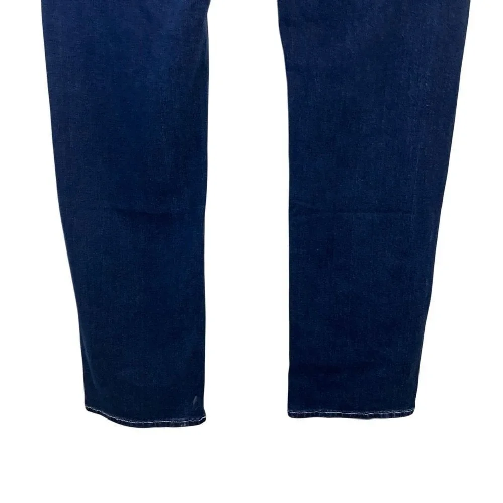True Religion Ricky Relaxed Straight Jeans Dark Hibernation Wash Size 36x34 NEW